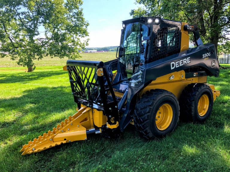 CL Fabrication skid steer attachment built in Clarinda, Iowa